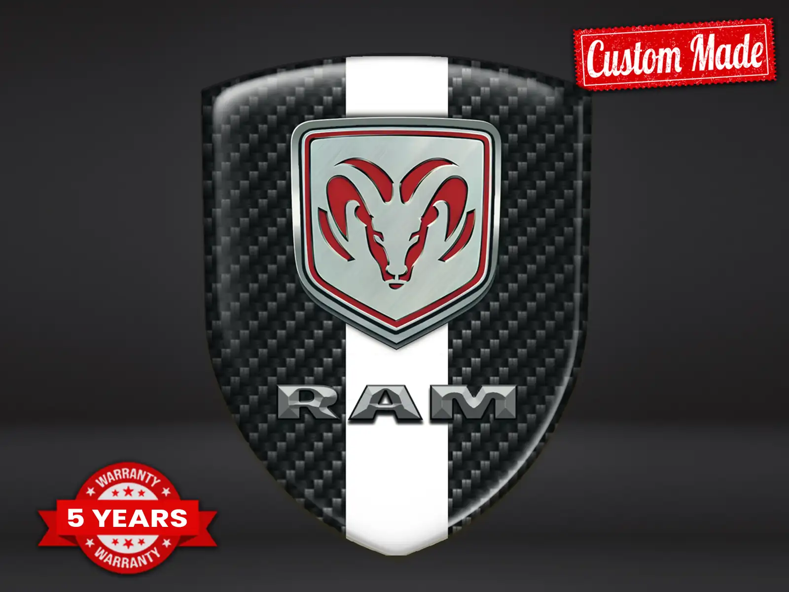 Dodge Vinyl Logosticker Robust Universal Hochwertig